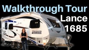 2019 Lance 1685 Travel Trailer Walkthrough Tour