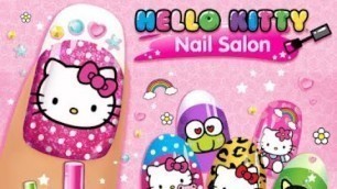 'Hello Kitty Nail Salon. Baby Play & Learn Colors With Kitty Nail Game. Fun Colors Cartoon Kids Games'