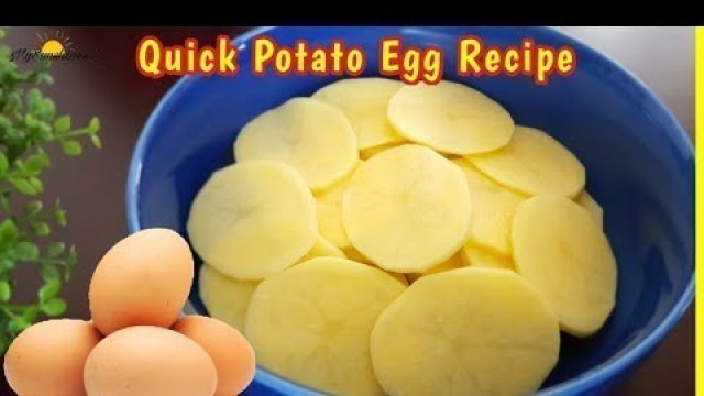 'Easy Egg Potato Recipe | Potato Egg Breakfast | Lunch | Dinner Recipes'