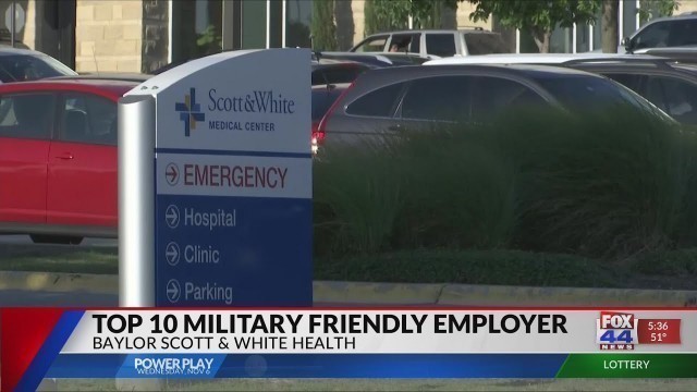 'Baylor Scott & White Health named Top 10 Military Friendly Employer in U.S.'