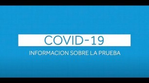 'Educación sobre la prueba de detección del Covid-19'