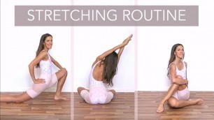 'STRETCHING ROUTINE (Beginner / Intermediate) - get flexible for ballet! | natalie danza'