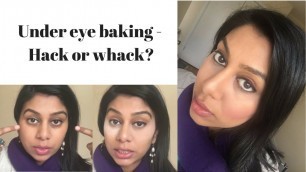 'Baking under eyes for no creases – WTF? Baked makeup technique for Asian/dark skin'