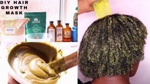 'USE THIS MONTHLY FOR LONGER AND THICKER NATURAL HAIR | Ayurvedic hair care | DIY hair growth mask'