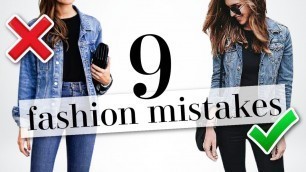 '9 Fashion Mistakes You’re PROBABLY Making! *how to fix*'