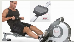 'Sunny Health & Fitness |Magnetic Rowing |Machine Rower with| LCD Monitor'