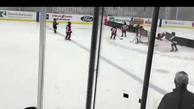 '20191103 bandits vs devil’s royal@RWJ Barnabas health hockey house. AJ 1st goal'