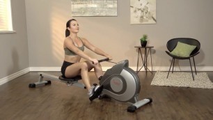 'Sunny Health & Fitness Magnetic Rowing Machine'