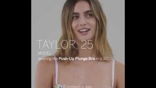 'QuickClipsHQ - Taylor Hill Push Up Bra For Victoria\'s Secret'