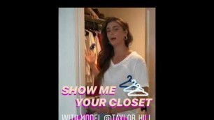 'Taylor Hill/ Show me your closet by Refinery29 / Victoria\'s Secret Angel/ 2020.'