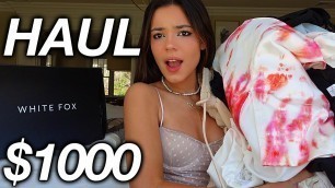 '$1000 White Fox Boutique Haul'