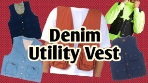 'Making a Denim Utility vest | The Tall Tailor'