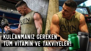 'İHTİYACINIZ OLAN TÜM TAKVİYELER I Vitaminler I Antrenman öncesi/sonrası SUPPLEMENTLER'