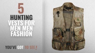 'Top 10 Hunting Vests For Men [Men Fashion Winter 2018 ]: Gihuo Men\'s Outdoors Utility Hunting'