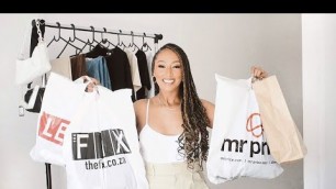 'Legit, The Fix, Mr Price, H&M Clothing Haul | South African YouTuber'