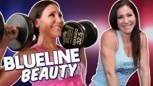 'Blueline Beauty is a BEAST in the Gym 