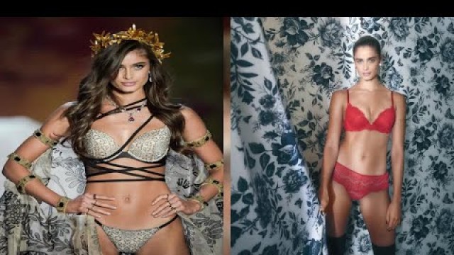 'RUN FOR THE HILL Taylor Hill wows in frilly lingerie for Victoria’s Secret’s sexy new range'