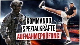 'KSK Fitness Test - Kommando Spezialkräfte Aufnahmeprüfung! - Fitness Challenge'