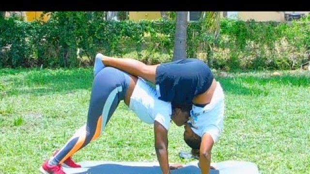 'LESBIAN COUPLE YOGA CHALLENGE | LGBT'