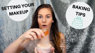 'Setting Your Makeup | Baking Tips'