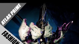 'Warframe | Fashion Frame | Atlas Prime : Malformed Crystal'