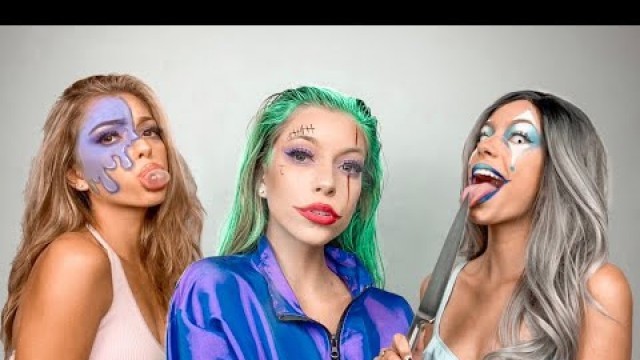 '3 trendy and easy halloween makeup looks'