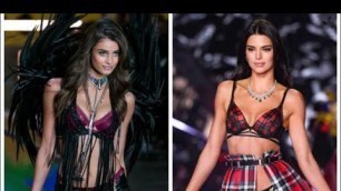 'Kendall Jenner vs Taylor Hill▪️Victoria\'s Secret Runway Fashion Show'