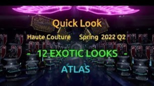 'Atlas Spring 2022 Q2 Exotic fashion frame warframe'