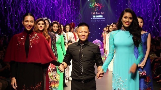 '\"Đa Sắc\" Áo Dài Fashion Show 2016 của NTK Đinh Văn Thơ'