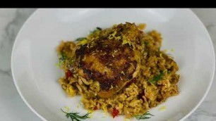 'Mediterranean Style Chicken and Rice Recipe'