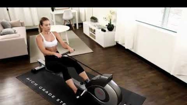 'Sunny Health  Fitness SF RW5515 Magnetic Rowing Machine Rower wLCD Monitor  Sports  Outdoor'