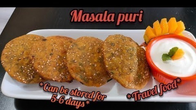 'Multigrain Masala Puri//Maharashtrian fried dhapate//Tasty Fugyachi dhapate recipe//travel food....'