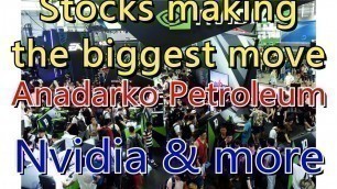 'Stocks making the biggest moves midday: Bausch Health, Anadarko Petrol...'