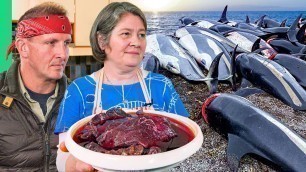 'Hunting and Eating Whale!! Europe’s Most Controversial Food!!'