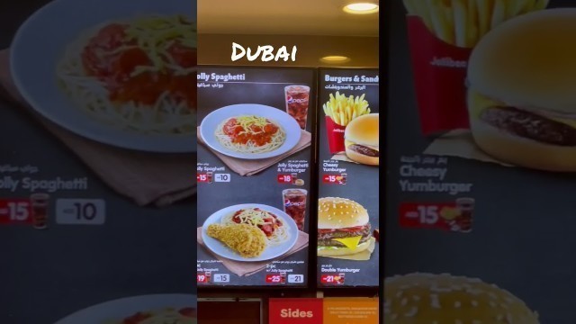 'Visiting #Jollibee around the world, starting with #Dubai ! #shorts #travel #food #foodie #fast #uae'