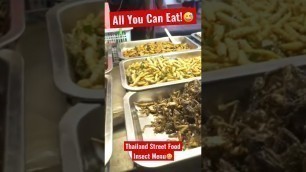 'Thailand Street Food Insect Menu #travel #food #thaifood #thailand #foodie #streetfood #amazing'