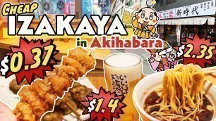 'Surprisingly Cheap Izakaya Restaurant in Akihabara / Tokyo Japan Travel Food Tips'