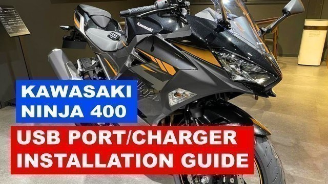 'Kawasaki Ninja 400 USB Charger Port Installation #nogerts #motovlog #travel #food'