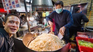 'King of FRIED RICE - He Cooks 45 Plates at a Time!! | Taiwanese Street Food!!'