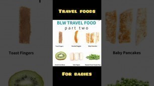 'travel food for babies  - 2 #6monthsbabyfood #babyfoodrecipies #weightgainingfoodforbabies'