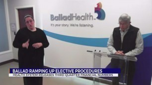 'Ballad Health officials report steady return to elective procedures, tease announcement for tomorrow'