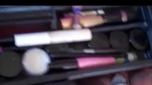 'My Travel stash of makeup, Mac, Avon, Tons and my favorites. Younique 3D Fiber Lashes tutorial'