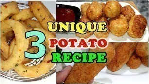 'POTATO SNACK RECIPE | TEA TIME SNACK | LUNCH BOX SNACK  RECIPE by Mirch Masala Fusion'