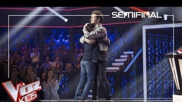 'David Bisbal elige a su primer finalista | Semifinal | La Voz Kids Antena 3 2019'