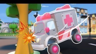 'Oh no! Robot Ambulance has an ACCIDENT! | Road Safety Tips for Kids'