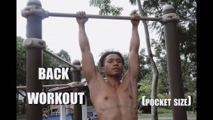 'Back Workout (Pocket Size)'