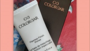 '*New*#Colorbar flawless finish primer review|silicon based primer for open pores|summer makeup base|'