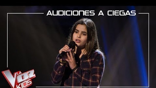 'Marta Pérez canta \'You are the reason\' | Audiciones a ciegas | La Voz Kids Antena 3 2019'