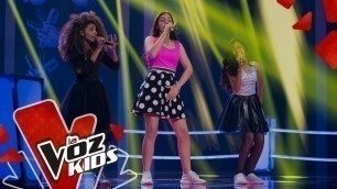 'Alejandra, Hadith y Jaziel cantan Somebody to love – Batallas | La Voz Kids Colombia 2019'