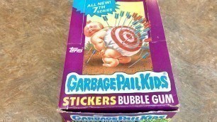 '1987 GARBAGE PAIL KIDS ORIGINAL 7th SERIES BOX OPENING! GPK OS7'